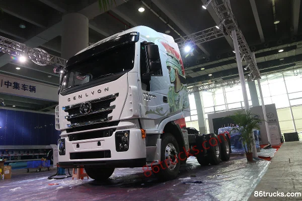 SAIC Hongyan Genlyon C500 Heavy Truck 450hp 6X4(10 wheels) Tractor Truck Exterior (2) | 86Trucks