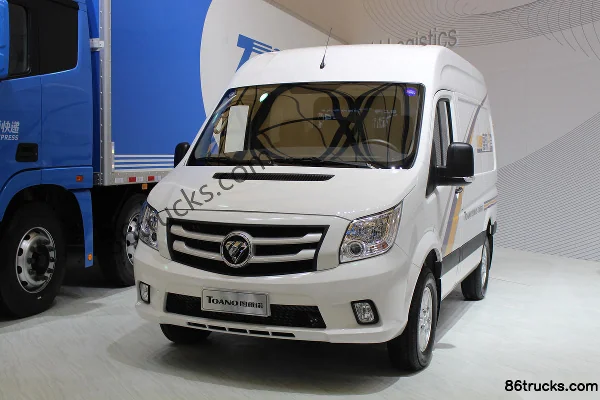 Foton Business Vehicle Tuyano E Commercial Version 2016 129 hp 2.8T short wheelbase high roof closed van Exterior (3) | 86Trucks