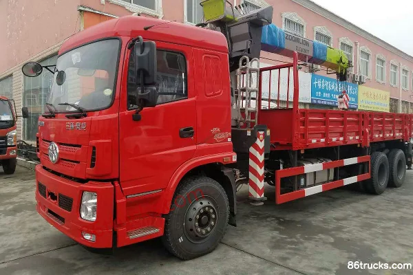 Sanhuan Shitong Haolong T280 270 ch 6X4(10 roues) camion avec grue auxiliaire Extérieur (3) | 86Trucks
