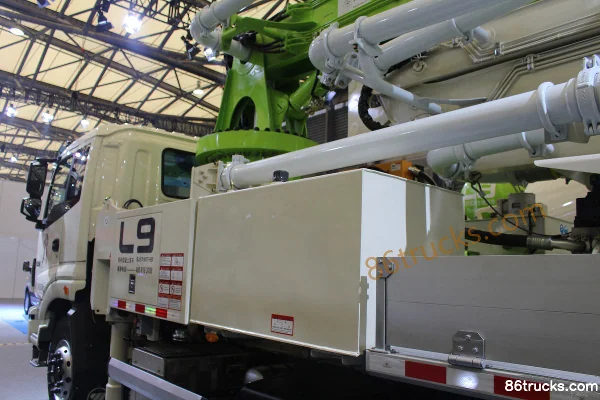 Foton Leisha 330 hp 4X2(6 wheels) 27m concrete pump truck Body (2) | 86Trucks