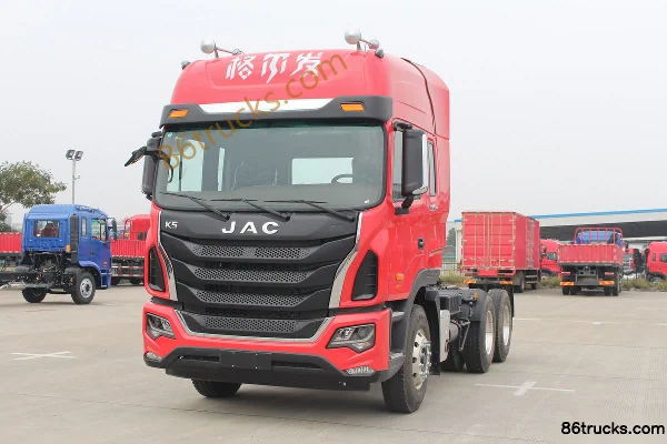 JAC Gallop K5W heavy truck 350 ch 6X4(10 roues) tractor truck Extérieur (3) | 86Trucks