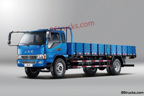 JAC Junling E7 154hp 4X2(6 wheels) 4.8m semi-crew flatbed light truck Exterior (3) | 86Trucks