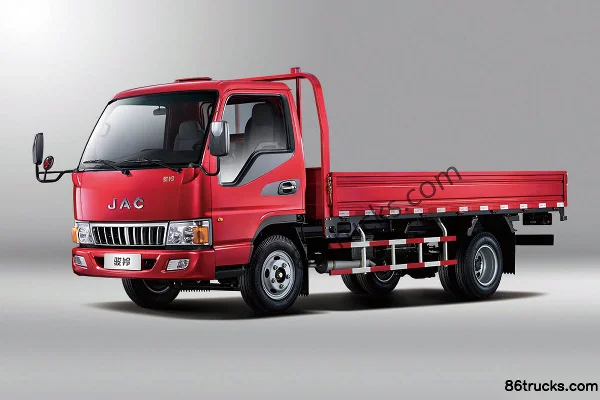 JAC Junling E5 102 hp 4X2(6 wheels) 4.18m single-row flatbed light truck Exterior (3) | 86Trucks