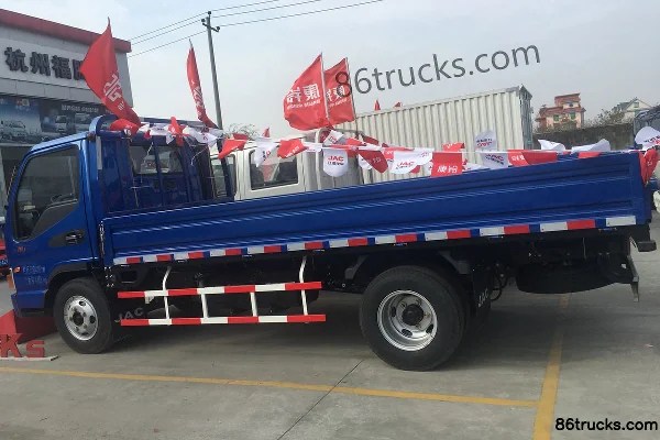 JAC Kangling M1 95hp 4X2(6 wheels) 4.2m single-row flatbed light truck Exterior (3) | 86Trucks