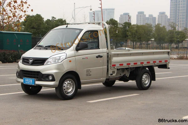 Foton Gratour T3 Luxury 1.2L 86hp 4X2(6 wheels) Gasoline 2.8m Single Row Flatbed Mini Truck Exterior (3) | 86Trucks