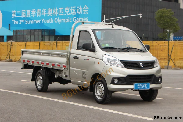 Foton Gratour T3 Luxury 1.2L 86hp 4X2(6 wheels) Gasoline 2.8m Single Row Flatbed Mini Truck Exterior