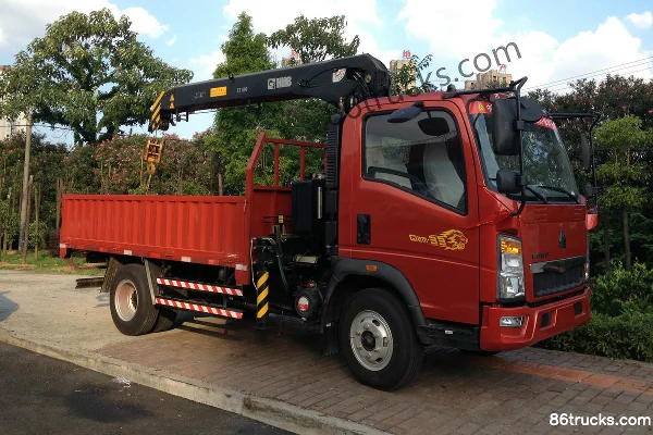 Sinotruk Sinotruk Tongshuai Light Truck truck-mounted crane