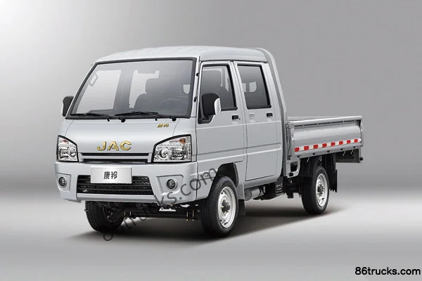 JAC Kangling X3 1.3L 87 hp 4X2(6 wheels) Gasoline 2.5m Double Row Flatbed Mini Truck Exterior (3) | 86Trucks