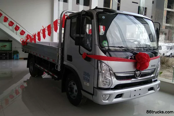 Foton Ollin CTS 143 hp 4X2(6 wheels) 4.18m single-row flatbed light truck Exterior (3) | 86Trucks