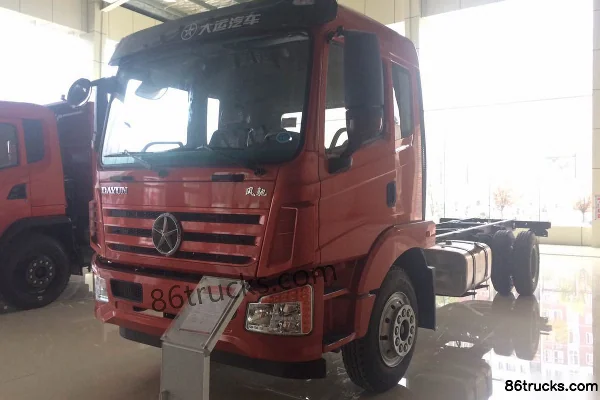 Dayun Fengchi Medium Truck 160 hp 4X2(6 wheels) 6.75m semi-crew cab flatbed cargo truck chassis Exterior (2) | 86Trucks