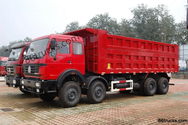 Beiben NG80B Heavy Truck 375hp 8X4(12 wheels) 8.2m Dump Truck Exterior (3) | 86Trucks