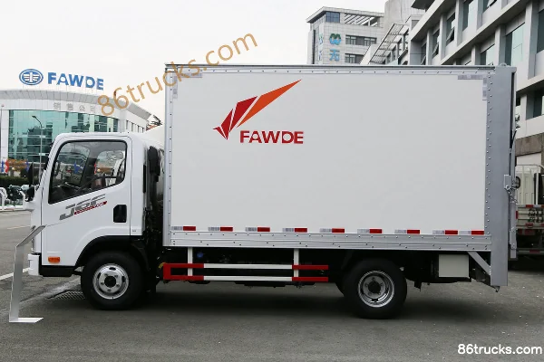 FAW Jiefang J6F 107 ch 4X2(6 roues) camion léger fourgon à cabine simple 4,21 m Extérieur (3) | 86Trucks