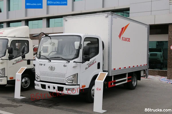 FAW Jiefang J6F 107 ch 4X2(6 roues) camion léger fourgon à cabine simple 4,21 m Extérieur (2) | 86Trucks