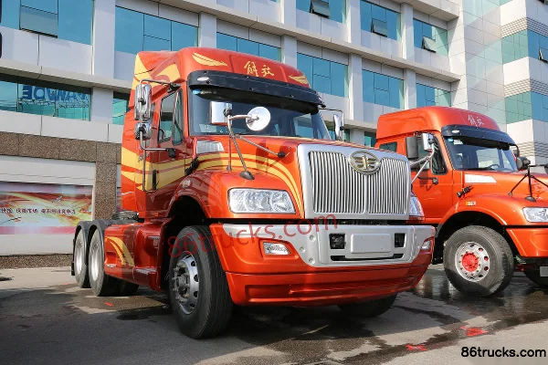 FAW Liute Anjie (L5R) Heavy Truck 420 hp 6X4(10 wheels) Long-Nose Tractor Truck Exterior