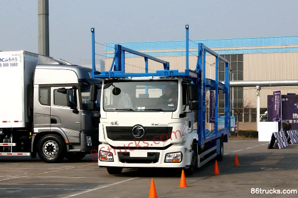 SHACMAN Delong New M3000 300 hp 4x2(6 wheels) Center Axle Car Carrier Exterior (3) | 86Trucks