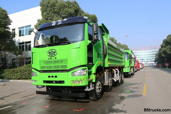 FAW Jiefang New J6P Heavy Truck 390hp 8X4(12 wheels) 5.8m Dump Truck Exterior (3) | 86Trucks