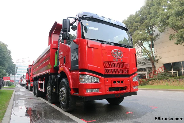 FAW Jiefang J6M Heavy Truck 2017 Edition 320hp 8X4(12 wheels) 6m dump truck Exterior