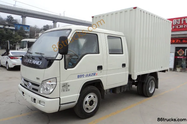 Foton Forland Small Card Star 3 115 hp 4X2(6 wheels) 2.71m double-row van micro truck Exterior (3) | 86Trucks