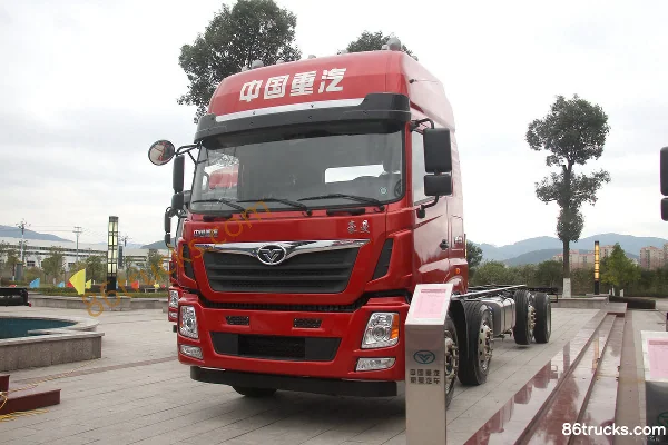 Sinotruk version lourde Haoman H5 camion lourd 340 ch 8X4(12 roues) 9,6 m camion porteur à ridelles Extérieur (3) | 86Trucks
