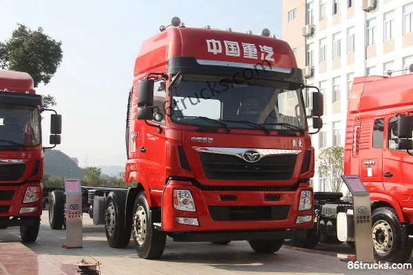 Sinotruk version lourde Haoman H5 camion lourd 340 ch 8X4(12 roues) 9,6 m camion porteur à ridelles Extérieur (2) | 86Trucks
