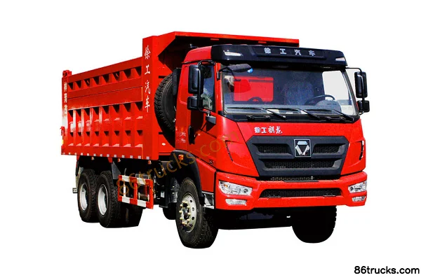 XCMG T-Series Heavy Truck 290 hp 8X4(12 wheels) 7.2m Dump Truck Exterior