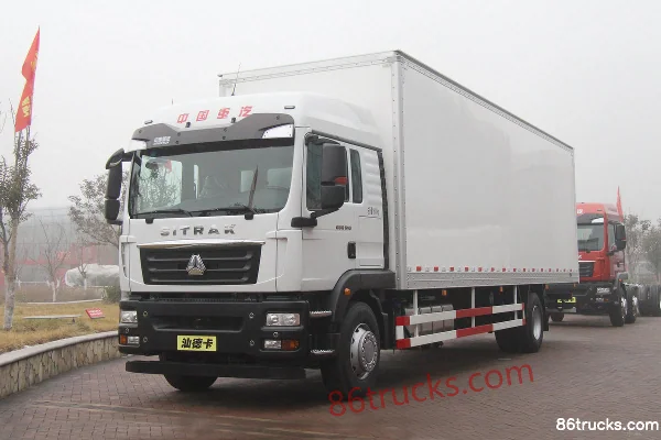 Sinotruk Sitrak C5H Medium Truck 210hp 4X2(6 wheels) 7.92m Postal Truck Exterior (3) | 86Trucks