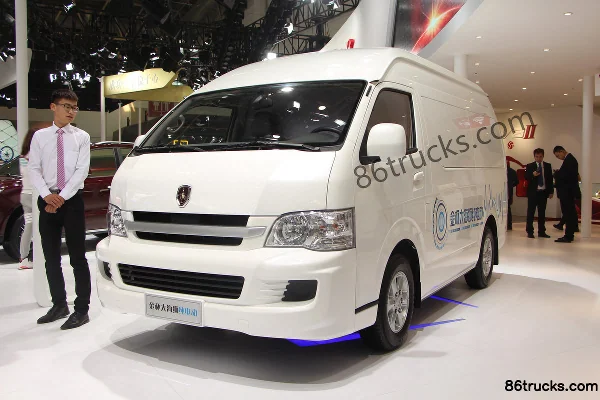 Jinbei Dahai Shi 68ch 4.88m enclosed box truck (pure electric) Extérieur (2) | 86Trucks