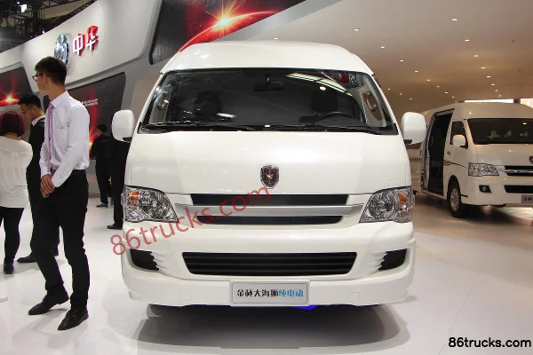 Jinbei Haishi 68hp 4.88m enclosed van truck (pure electric) Exterior