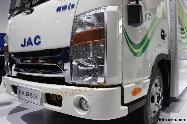 JAC Shuailing i5 6.5T cabine simple camion léger fourgon électrique pur 76.8kWh 4X2(6 roues) Extérieur (3) | 86Trucks