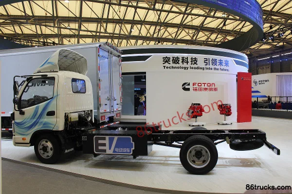 Foton Aumark 1 Series 4.5T 4.17m single-row pure electric light truck chassis 83kWh 4X2(6 wheels) Exterior (3) | 86Trucks