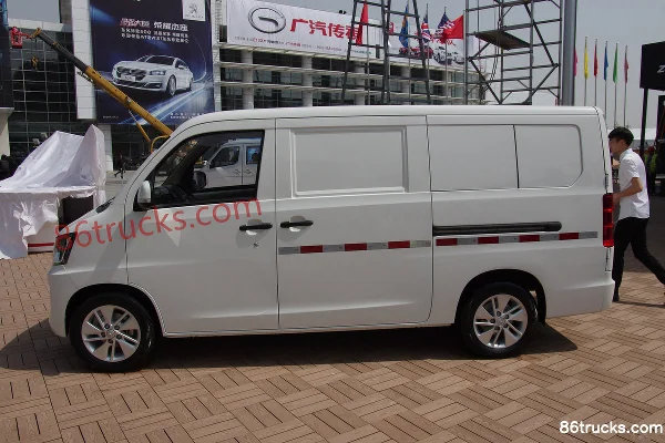 FAW Jiabao V80 électrique 4,41 m fourgon fermé Extérieur (3) | 86Trucks