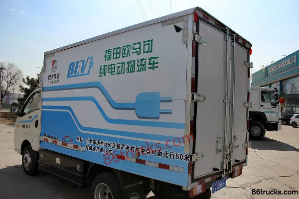 Foton Aumark BEV 3.39T 3.34m single-row pure electric van light truck 4X2(6 roues) Carrosserie (3) | 86Trucks