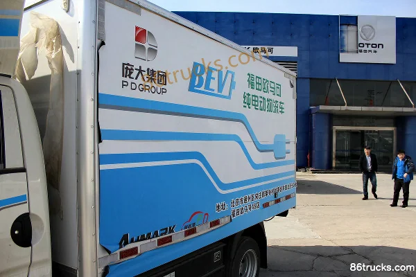 Foton Aumark BEV 3.39T 3.34m single-row pure electric van light truck 4X2(6 roues) Carrosserie (1) | 86Trucks