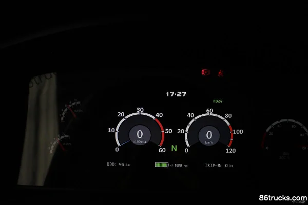 FARIZON E200 Luxury Edition 6.7T 4.14m Single Row Pure Electric Van Light Truck 76.28kWh 4X2(6 wheels) Interior (2) | 86Trucks
