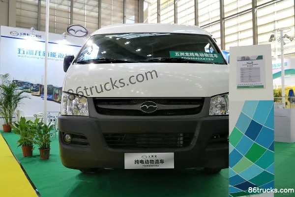 Wuzhoulong 75 hp 6.01m long wheelbase pure electric enclosed box van Exterior (2) | 86Trucks