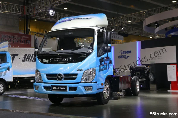 Foton Ollin EV EST super camion 4.5T 4.17m cabine simple châssis de camion léger fourgon électrique pur 4X2(6 roues) Extérieur (3) | 86Truck