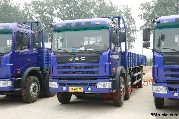 JAC Gallop A3 Series Heavy Truck 200 hp 6X2(8 wheels) Flatbed Truck (8.5m cargo box) Exterior (2) | 86Trucks