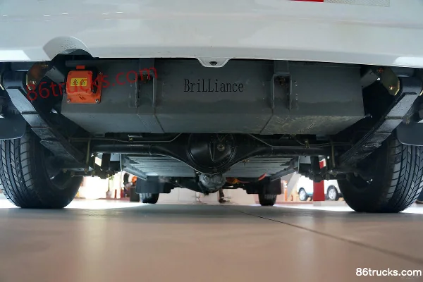 Jinbei Qiyun 41hp 4.2m pure electric enclosed truck Chassis (1) | 86Trucks
