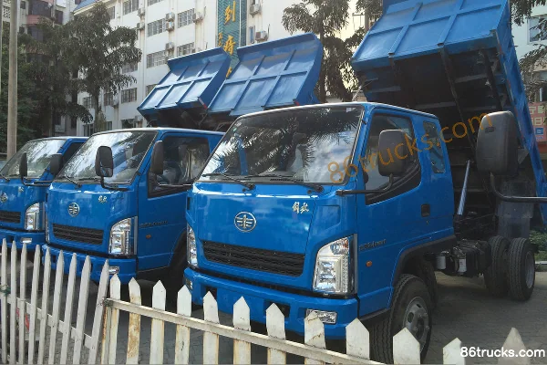 FAW Hongta FAW Jiefang Classic 3 Series 88 ch 4X2(6 roues) 3.285 m camion benne (pont arrière 1080) Extérieur (2) | 86Trucks
