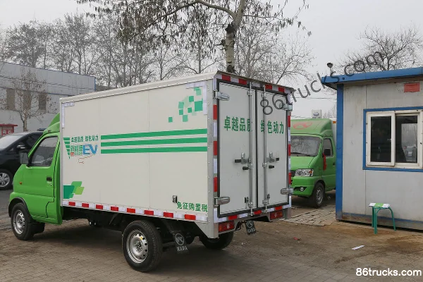 Kama EV 2.45T 2.78m single-row pure electric van mini truck 18.5kWh 4X2(6 roues) Carrosserie (3) | 86Trucks