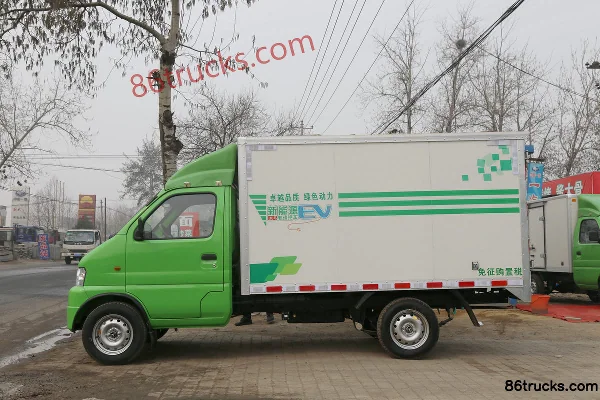 Kama EV 2.45T 2.78m single-row pure electric van mini truck 18.5kWh 4X2(6 roues) Carrosserie (1) | 86Trucks