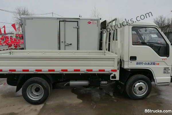 Foton Times Small Card Star Q2 87hp 4X2(6 wheels) 3.3m Single-row Flatbed Mini Truck Exterior (3) | 86Trucks