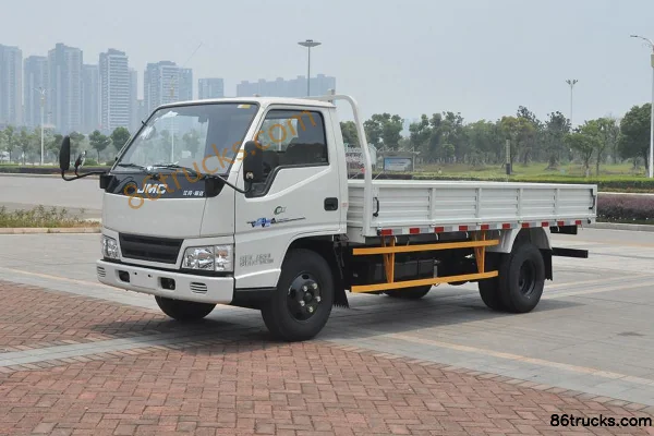 JMC Shunda Standard 109hp 4X2(6 wheels) 3.7m single-row flatbed light truck (low platform) Exterior (3) | 86Trucks