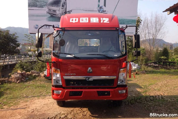 Sinotruk HOWO Hanjiang 170 ch 4X2(6 roues) châssis de camion porteur fourgon à cabine demi-profonde 5,2 m Extérieur (2) | 86Trucks