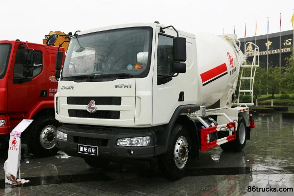 Dongfeng Liuqi Chenglong M3 130 ch 4X2(6 roues) camion malaxeur à béton 4 m³ (Yanlong) Extérieur (2) | 86Trucks