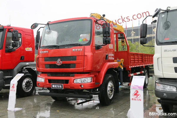 Dongfeng Liuqi Chenglong M3 180 ch 4X2(6 roues) Camion avec grue auxiliaire Extérieur (2) | 86Trucks