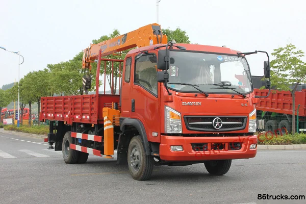 Dayun Dayun Yuntu medium-duty truck truck-mounted crane