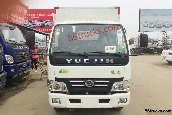 Yuejin Shuaihu H100-28 88 hp 4X2(6 wheels) 3.7m Single Row Box Light Truck Exterior