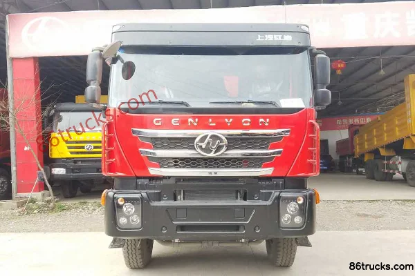 SAIC Hongyan Genlyon C500 Heavy Truck Standard Version 350 hp 6X4(10 wheels) 5.8m Dump Truck Exterior (2) | 86Trucks