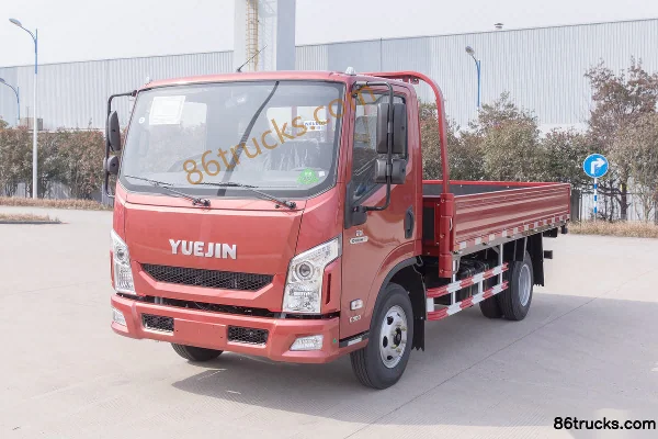 Yuejin Yuejin C300-28 125 hp 4X2(6 wheels) 3.61m single-row flatbed light truck Exterior (2) | 86Trucks